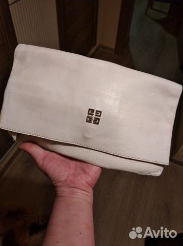 Сумка клатч натуральная кожа