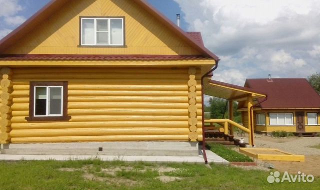 Сруб дома и бани