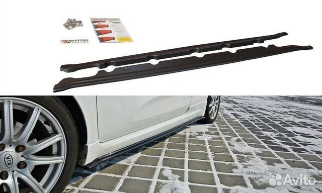 Накладки на пороги KIA Ceed GT Mk2 Накладки на пороги KIA Ceed GT Mk2