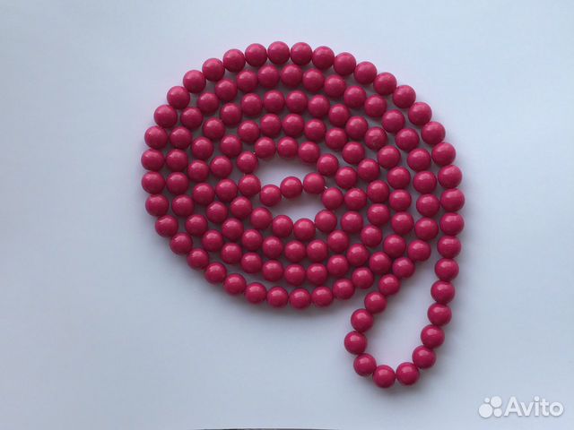 Бусы коралловые