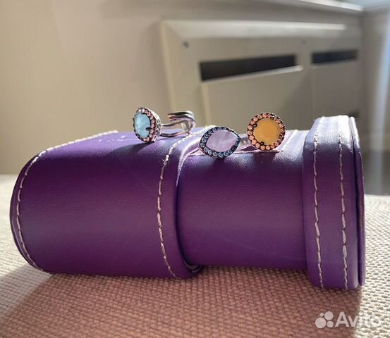 Серебряное кольцо с цветными фионитами SweetStuff
