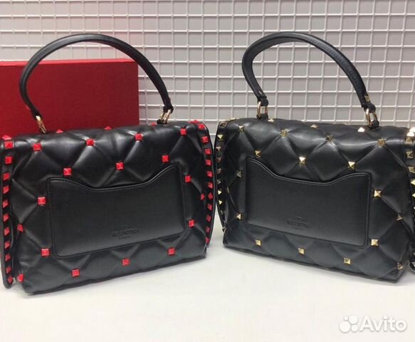 Сумка Valentino vltn Candystud белая с буквами