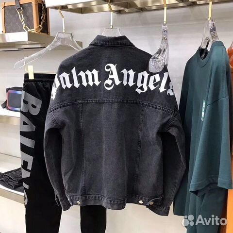 Джинсовая куртка Palm Angels Джинсовая куртка Palm Angels