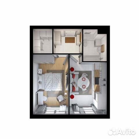 1-к квартира, 36.3 м², 25/33 эт.