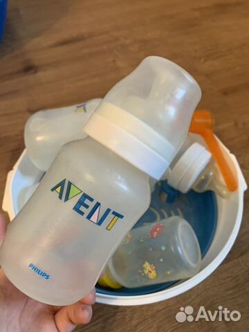 Стерилизатор для бутылочек и бутылки Avent