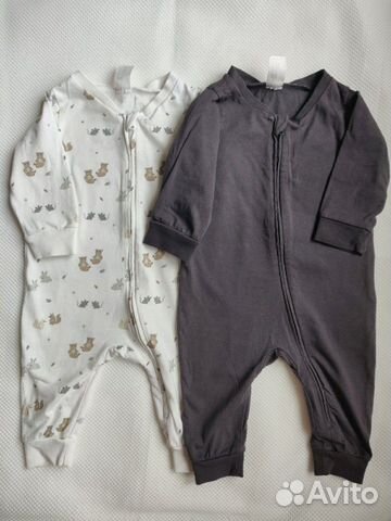 Комплект из 2-х комбинезонов на молнии H&M 62 см