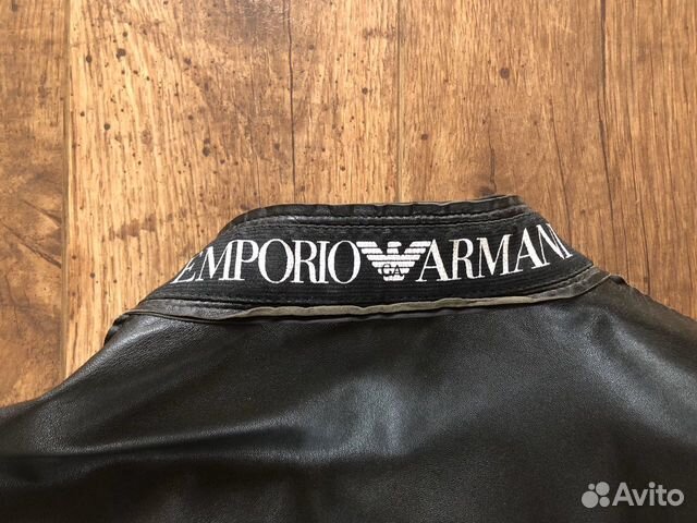 Кожаная куртка Emporio Armani Кожаная куртка Emporio Armani