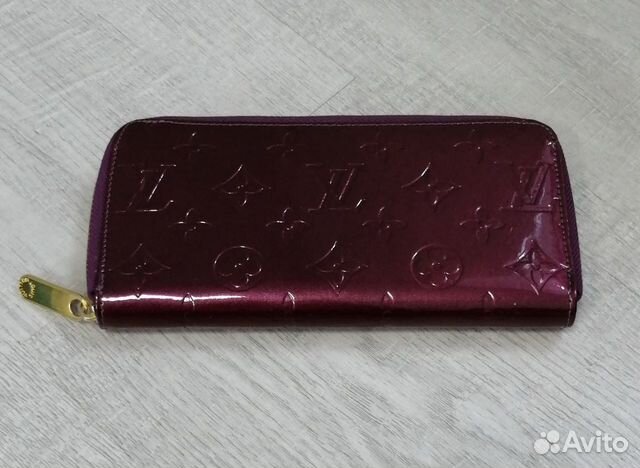 Кошелек портмоне LV лакированный женский