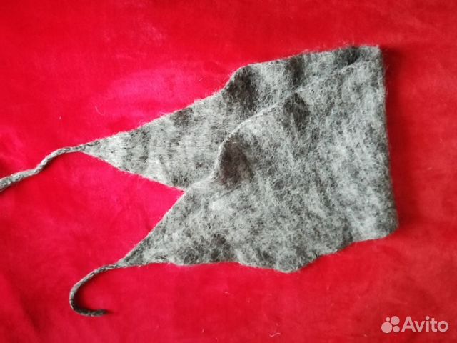 Вязаный пояс из собачьей шерсти. Объем 1м20 плюс з