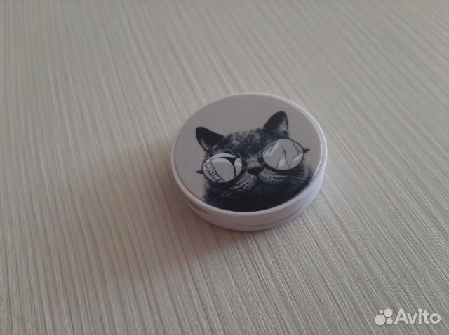 Pop-socket кот в очках