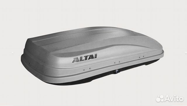 Автобокс Carl Steelman Altai 390 л. Серый Карбон
