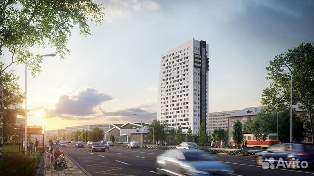 1-к квартира, 41.4 м², 4/22 эт.