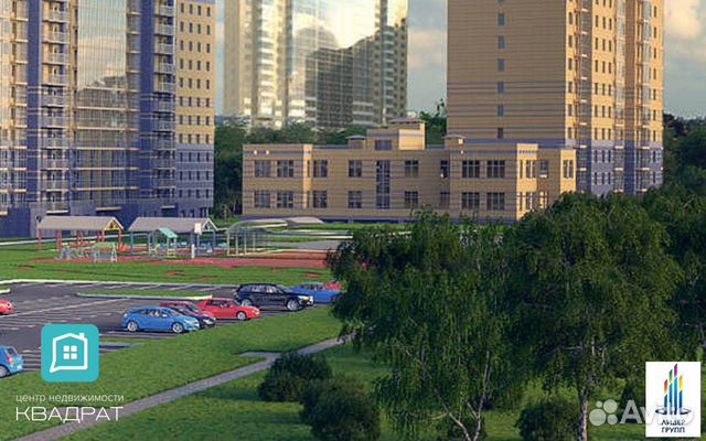 1-к квартира, 40.4 м², 20/21 эт.