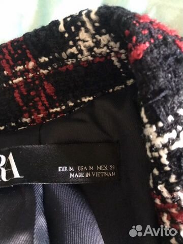 Пиджак Zara твидовый Пиджак Zara твидовый