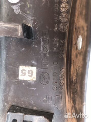 Накладка крыла Mazda 6 GH 07-12г Накладка крыла Mazda 6 GH 07-12г
