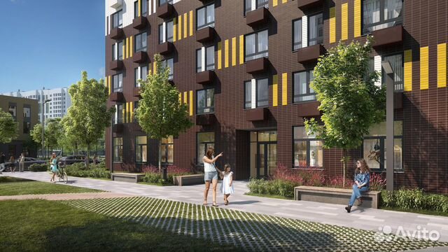 1-к квартира, 39.5 м², 2/17 эт.