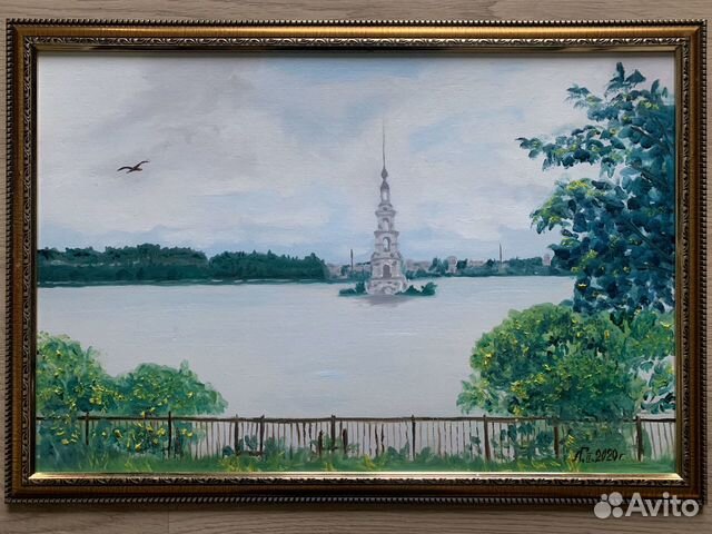 Картина авторская «Калязин» масло 60*40 Картина авторская «Калязин» масло 60*40