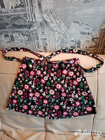 Юбочка на лямках, женская