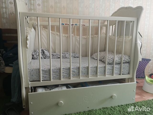 Кроватка и комод Можга
