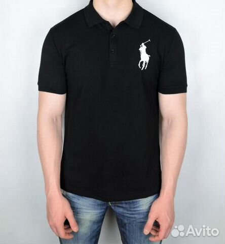 Polo Ralph Lauren черное поло