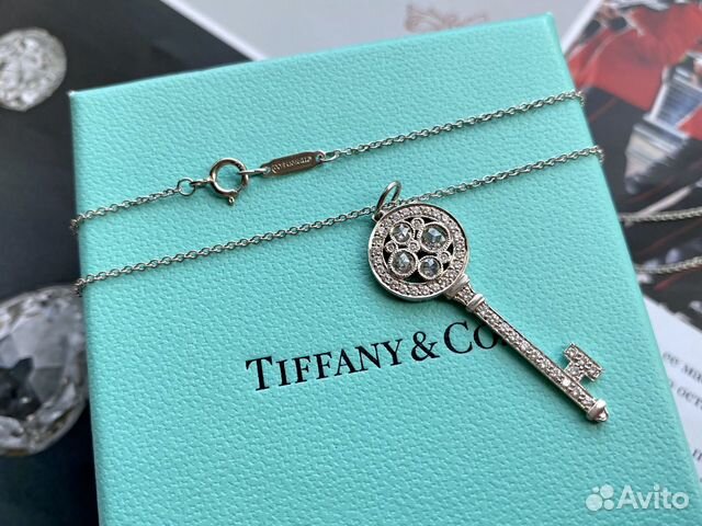 Подвеска-ключ Tiffany & Co. из платины Подвеска-ключ Tiffany & Co. из платины