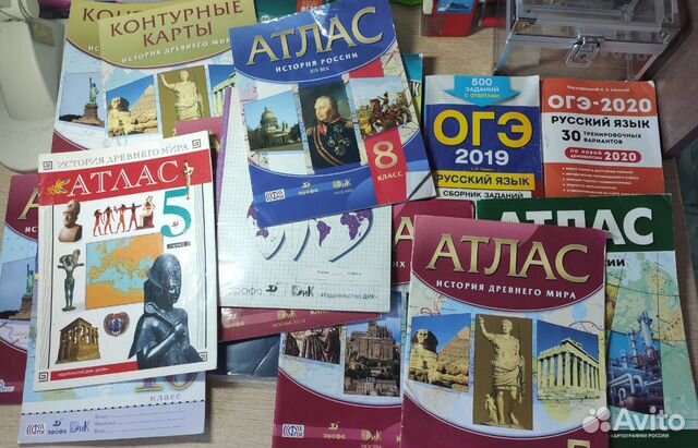 Куча пособий огэ и атласов