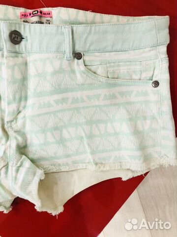 Шорты джинсовые pull&bear Шорты джинсовые pull&bear