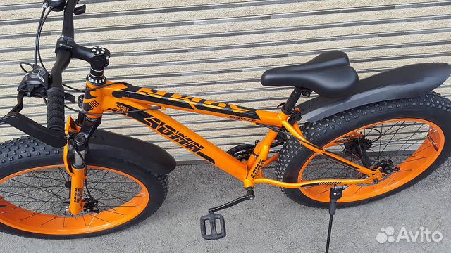 Велосипед aohm fatbike HZ 26 фэтбайк orange Велосипед aohm fatbike HZ 26 фэтбайк orange
