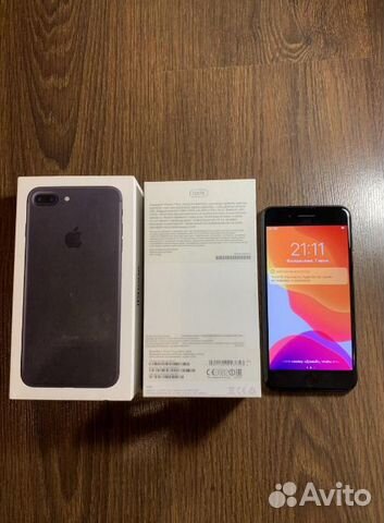 iPhone 7 Plus Matte Black 128 GB Ростест