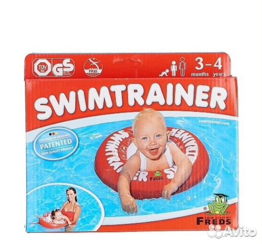 Круг для плавания Swimtrainer, размер 3-4 года (18 Круг для плавания Swimtrainer, размер 3-4 года (18