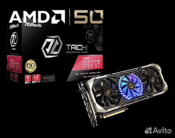 Видеокарта Radeon RX 5700 XT Taichi X 8G OC+ Видеокарта Radeon RX 5700 XT Taichi X 8G OC+