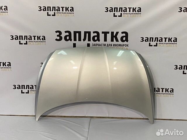 Капот новый Хендай Солярис Серебристый