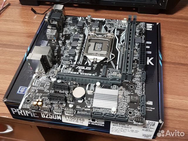 Материнская плата asus prime B250M-K Материнская плата asus prime B250M-K
