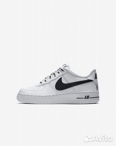 Nike Air Force 1 Low Shadow белые с черным