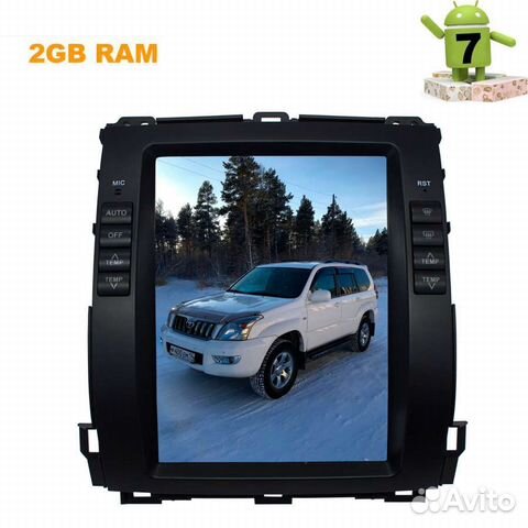 Штатная магнитола Toyota Land Cruiser Prado 120 Штатная магнитола Toyota Land Cruiser Prado 120