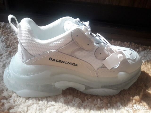 Кроссовки Balenciaga Triple S Сlear Sole