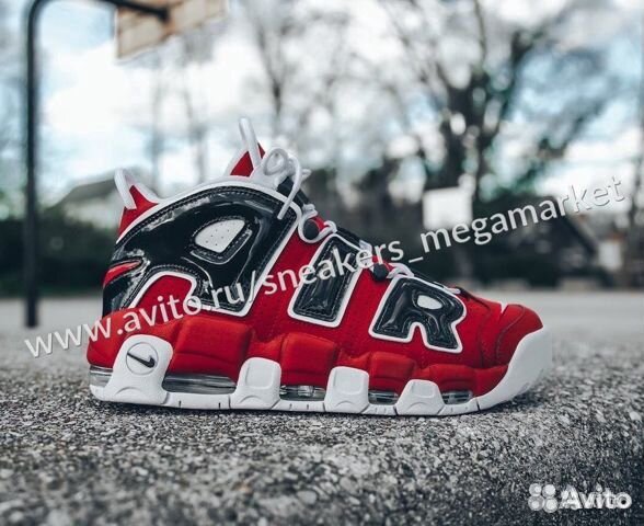 Кроссовки Nike Air More Uptempo Red (36-45) Кроссовки Nike Air More Uptempo Red (36-45)