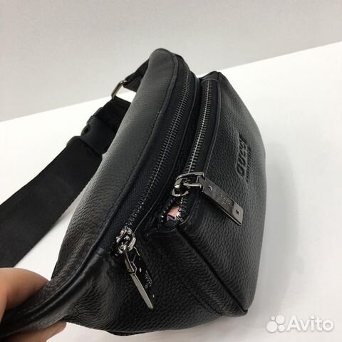 Новая поясная сумка мужская женская из кожи Gucci Новая поясная сумка мужская женская из кожи Gucci