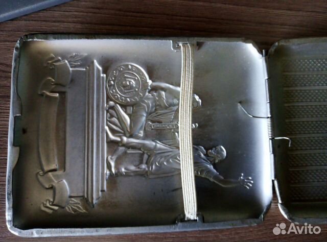 Портсигар СССР Минин и Пожарский