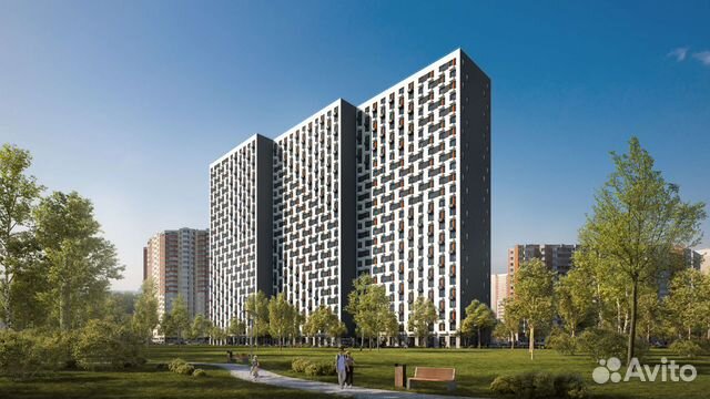 1-к квартира, 37.5 м², 23/25 эт. 1-к квартира, 37.5 м², 23/25 эт.