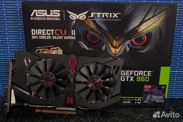 Видеокарта Asus GeForce GTX 960 Strix 2GB Gddr5