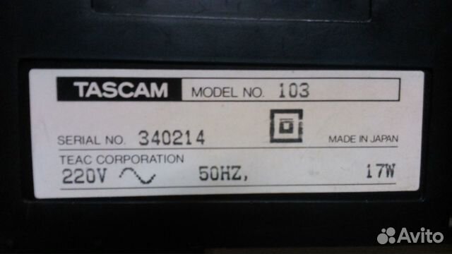 HI-End кассетный магнитофон Tascam 103