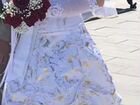 Свадебное платье с фатой и перчатками