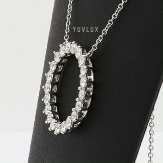 Золотая подвеска Tiffany 0.93 ct