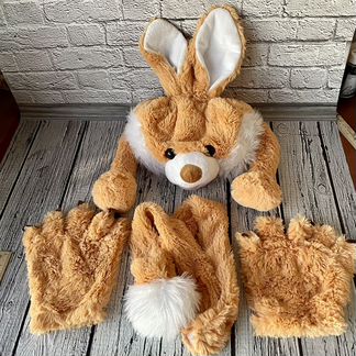 Детский новогодний костюм зайчика