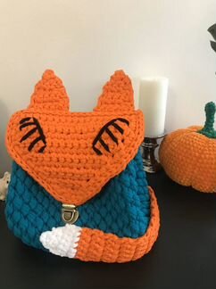 Рюкзак вязанный