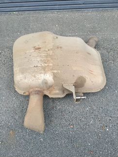 Резонаторы задние Audi A4 b9 задние банки Ауди