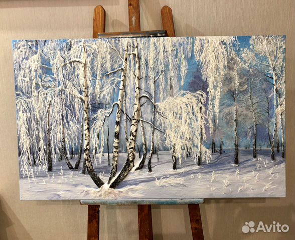Картина обьемная «зима»