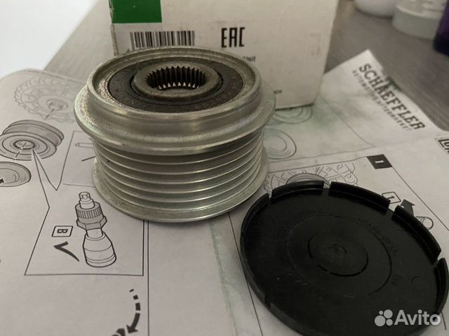 Шкив генератора Hyundai Solaris Kia Rio 1.6