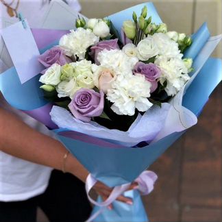 Лиловое с белым №310